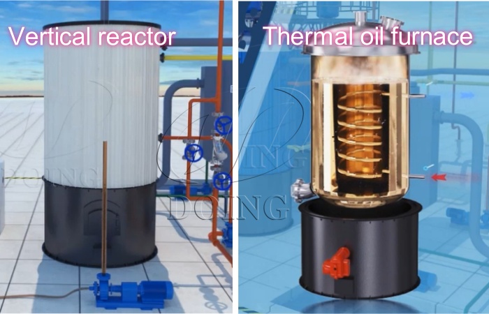DOING waste oil distillation machine in Burkina Faso