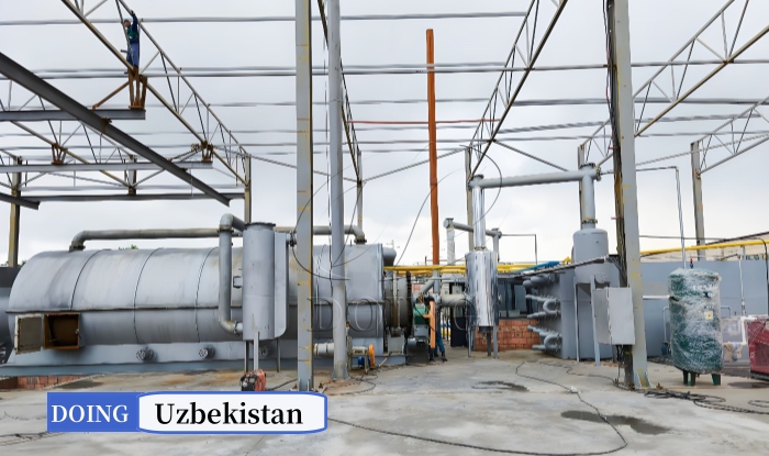tyre pyrolysis machine in Uzbekistan
