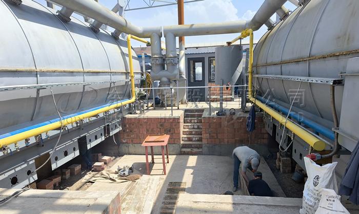 waste tire pyrolysis machine in Uzbekistan