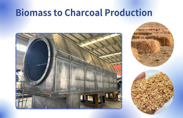 sawdust biochar production equipment