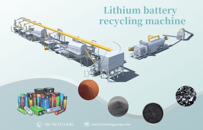 Scrap lithium battery recycling machine line.jpg