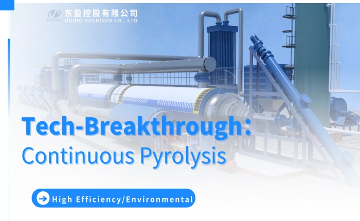 DOING large fully continuous pyrolysis equipment