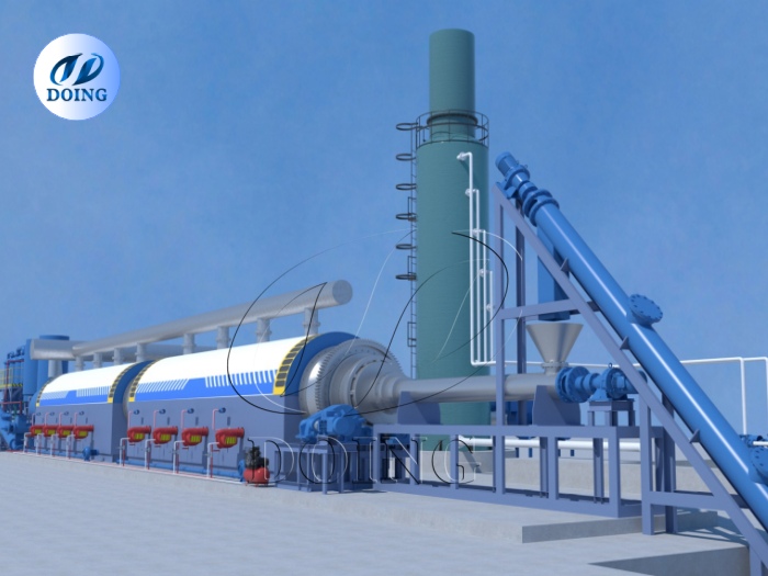 DOING fully continuous pyrolysis equipment