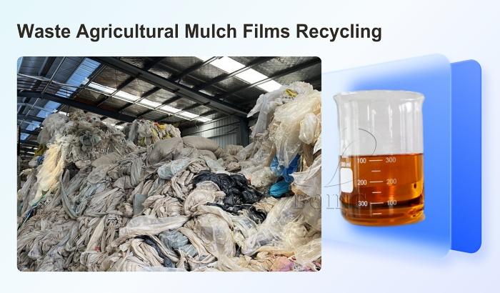 waste plastic mulch recycling pyrolysis