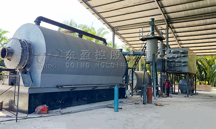 tire pyrolysis plant in Indonesia