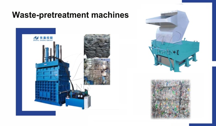 Waste plastic pyrolysis pretreatment machines DOING waste plastic pyrolysis plant