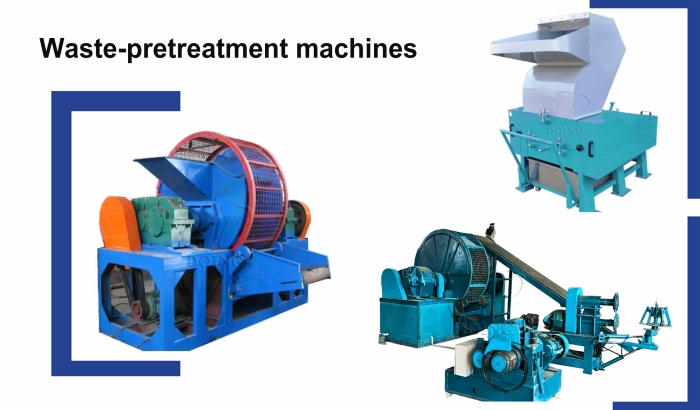 DOING tire to oil pyrolysis recycling line