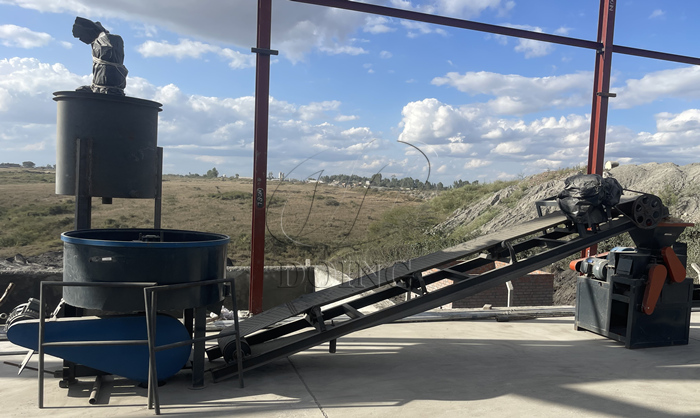DOING tire to oil pyrolysis recycling line