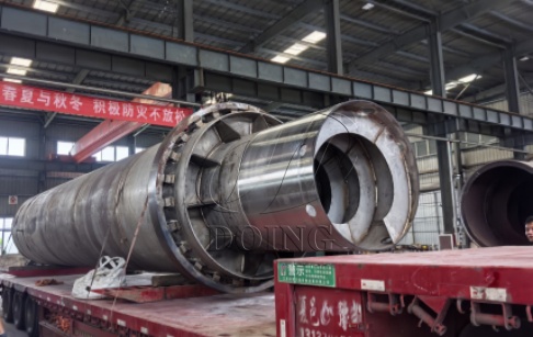 Shipment of a set of stainless steel fully continuous oil sludge pyrolysis equipment to China
