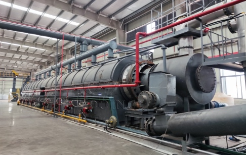 DOING continuous pyrolysis machine in China