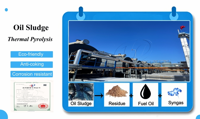DOING oil sludge pyrolysis plant