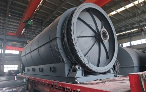DY-15 Model New Tire-to-Oil Pyrolysis Equipment Shipped to Kenya