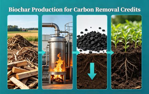 Requirements to earn Carbon Removal Credits through biochar production