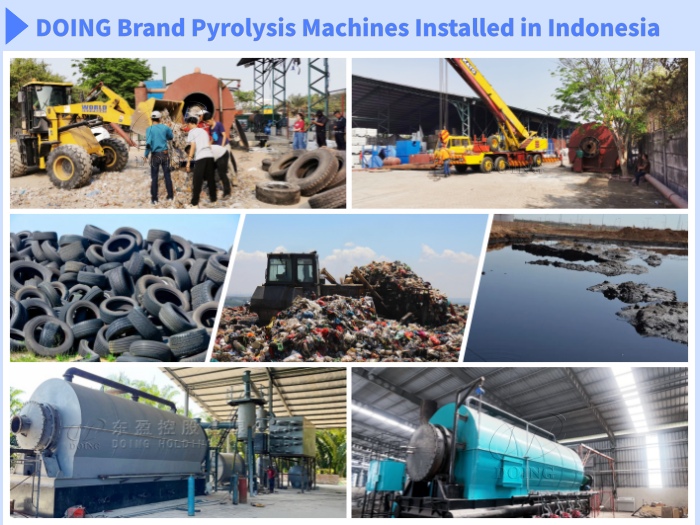 pyrolysis machine in Indonesia