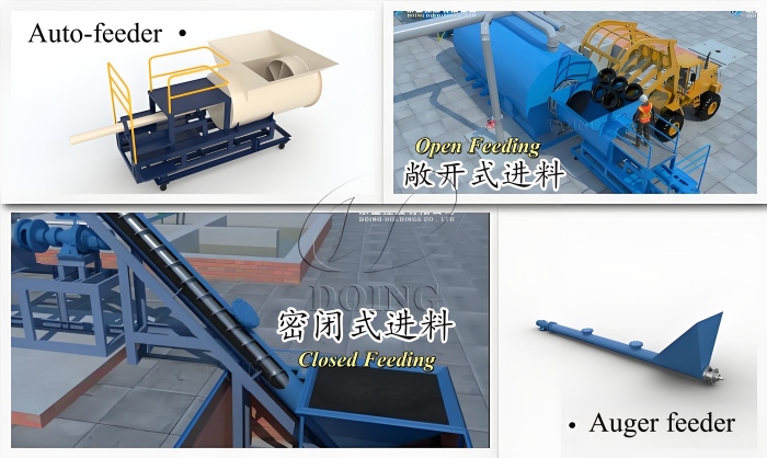 pyrolysis machine auto-feeder