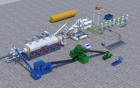 What are the advantages of continuous waste tire pyrolysis plant?