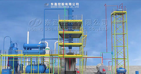How much does a set of waste oil distillation machine cost?