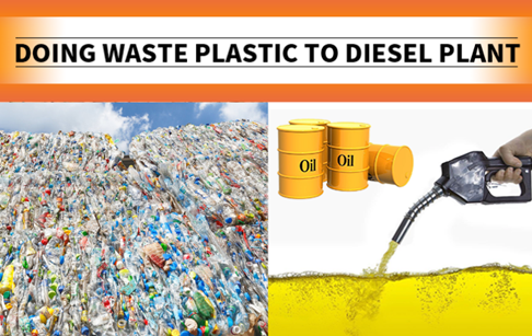 DOING Waste Plastic to diesel refinery machine operation videos of convert plastic to oil