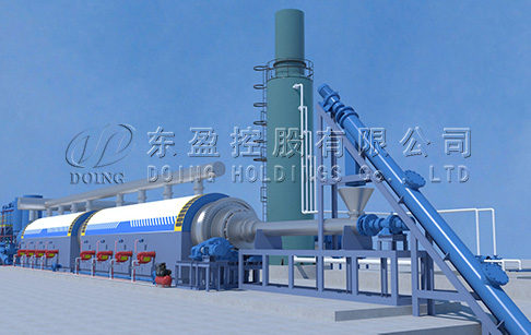 2 sets of 15TPD Semi-continuous waste oil sludge pyrolysis plants were delivered from DOING Factory to Anhui, China