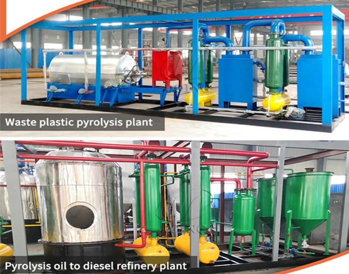 pyrolysis plant and waste oil disesl plant