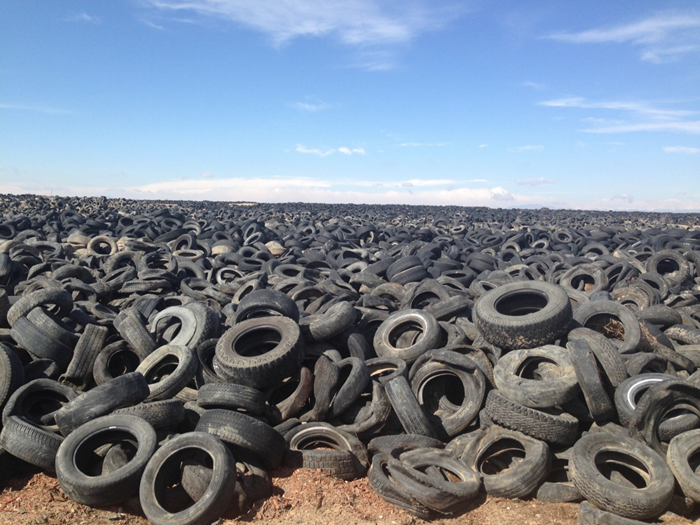waste tyres