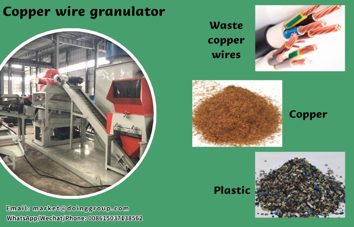 copper wire recycling machine