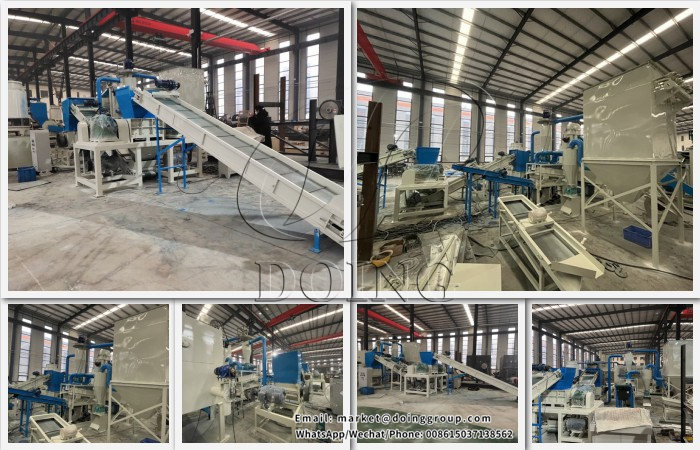 copper cable wire recycling machine