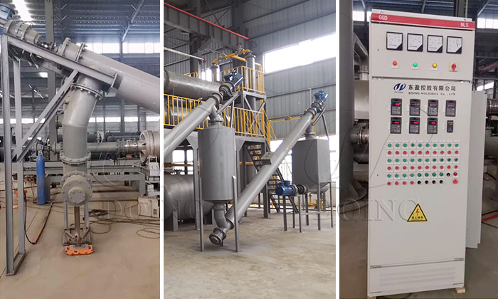 continuous waste tire pyrolysis plant