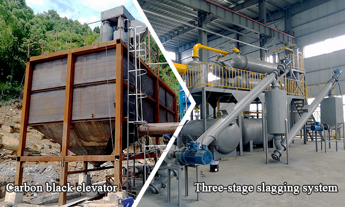 continuous waste tire pyrolysis plant