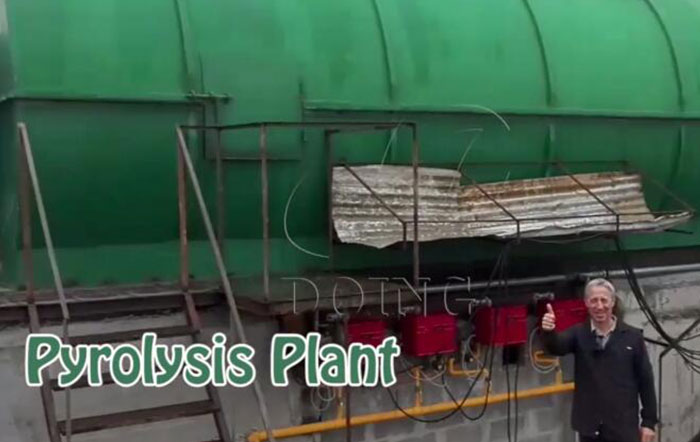 Doing Waste Tyre Pyrolysis Plant Running Video In Panama