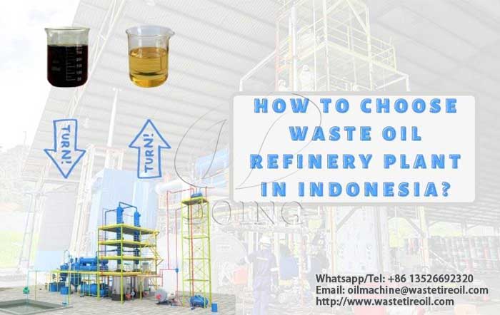  waste oil refinery plant