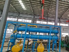 100Kg waste plastic pyrolysis plant delivered to Brazil