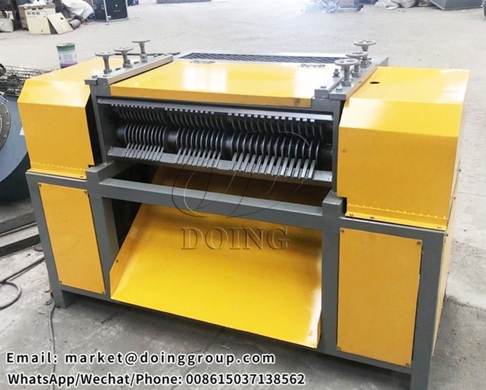 stripping type radiator recycling machine