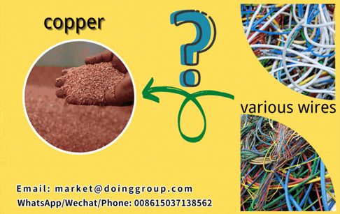 Copper wire scrap processing methods and their characteristics