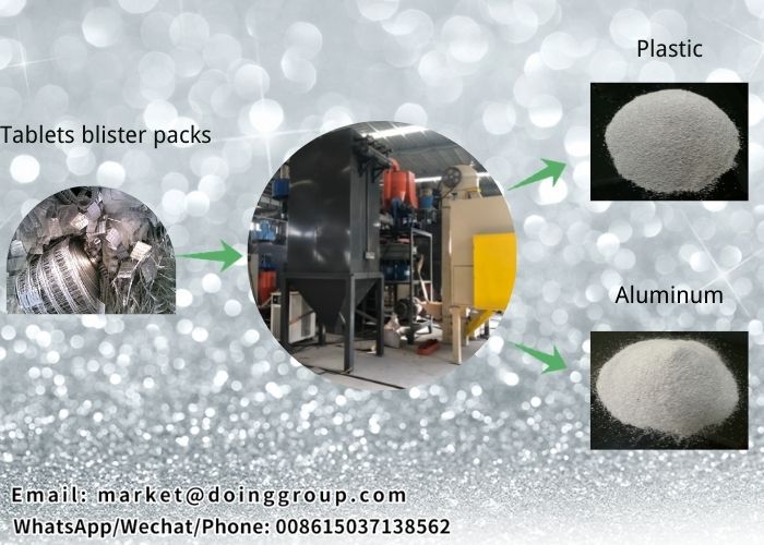 aluminum plastic recycling machine