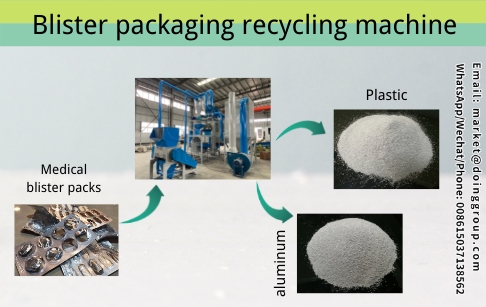 How is the profit about extraction of aluminum and plastic using pvc blister pack scrap recycling machine?