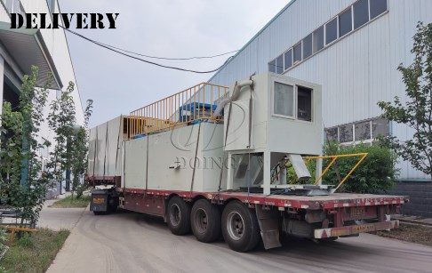DOING waste PCB boards crushing and separation plant will be transported to Xinxiang, Henan Province, China
