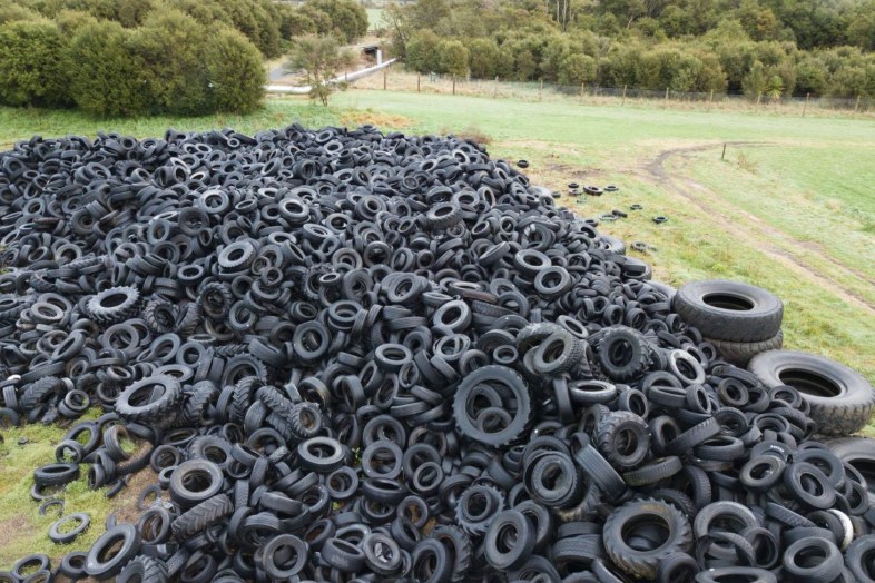 waste tire recycling in New Zealand